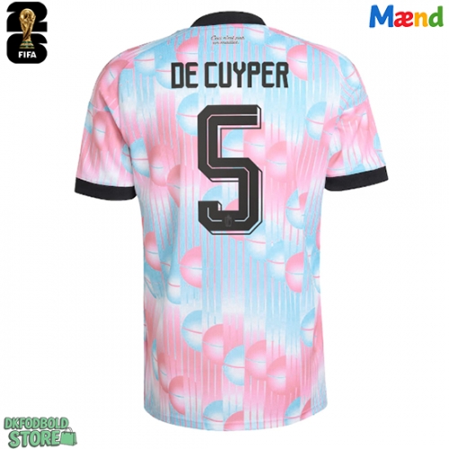 Belgien Maxim De Cuyper #5 Replika Udebanetrøje VM 2026 Kortærmet